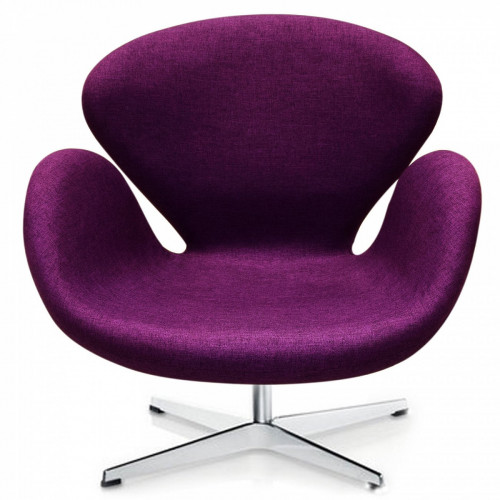 кресло swan chair фиолетовое в Нижневартовске