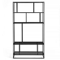 стеллаж makella black черное стекло в Нижневартовске