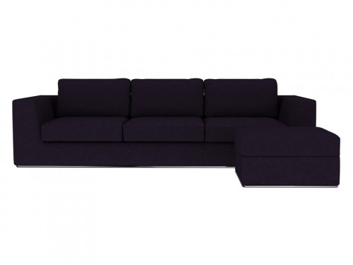 диван kansas угловой черный в Нижневартовске