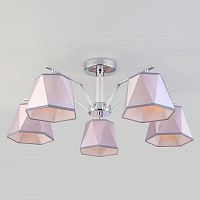 потолочная люстра eurosvet corner 60076/5 хром серебро в Нижневартовске