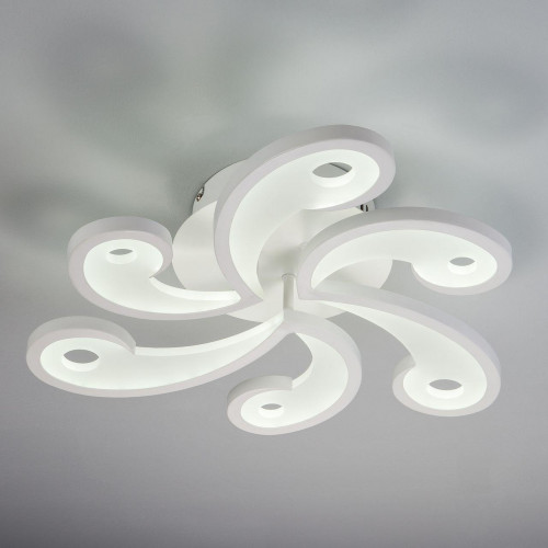 потолочная светодиодная люстра eurosvet rosie 90093/6 белый в Нижневартовске