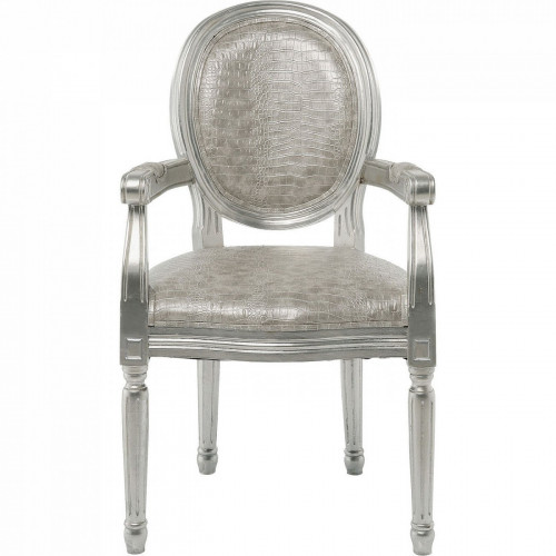 стул с подлокотниками louis серебряный в Нижневартовске