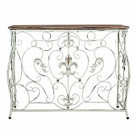 консоль королевская лилия белый антик в Нижневартовске