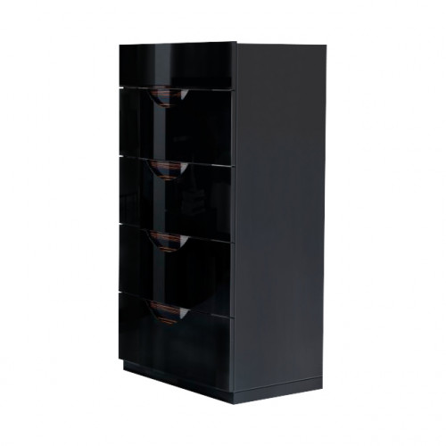 комод вертикальный strada черный в Нижневартовске