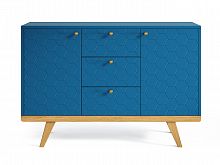 комод thimon v2 натуральный дуб / сапфировый / гравировка 5 в Нижневартовске