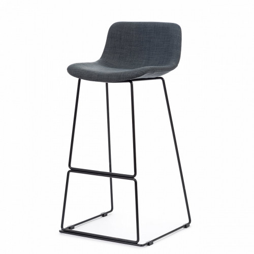 барный стул neo с мягкой обивкой серый в Нижневартовске