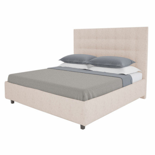 кровать двуспальная 160х200 светло-бежевая royal black в Нижневартовске