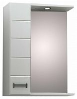 зеркало-шкаф вега 60 doratiz 2711.212, левый, белый с подсветкой в Нижневартовске