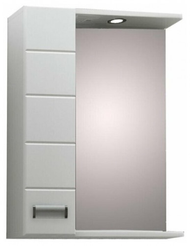 зеркало-шкаф вега 60 doratiz 2711.212, левый, белый с подсветкой в Нижневартовске