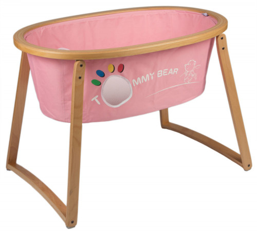 деревянная люлька с розовой колыбелью sleep up в Нижневартовске