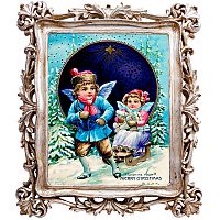 картина «с новым годом!» в раме «амели силвер», версия 22 в Нижневартовске