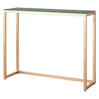 консоль с темной стеклянной столешницей, золото в Нижневартовске