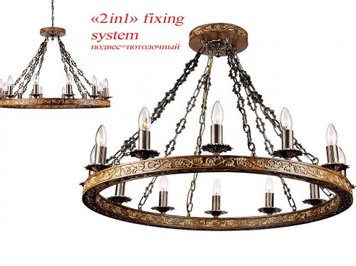 люстра дизайнерская reveal бронза в Нижневартовске