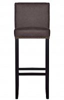 стул барный алькантара коричневая 45х54х99 см в Нижневартовске