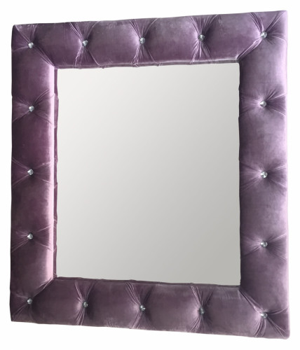 зеркало настенное квадратное с каретной стяжкой голливуд в Нижневартовске