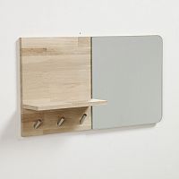 зеркало с полкой и крючками настенное maiten от la forma (ex julia grup) в Нижневартовске