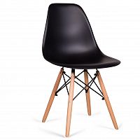 стул деревянный pc-015 черный (eames style) в Нижневартовске