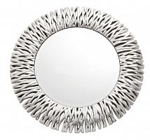 зеркало круглое серебряное в раме с ветками peyto в Нижневартовске