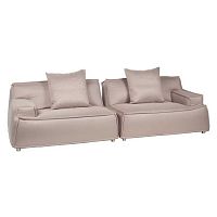 диван damasco четырехместный прямой белый в Нижневартовске