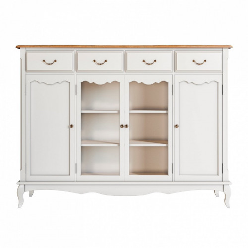 комод-витрина leontina бежевый в Нижневартовске