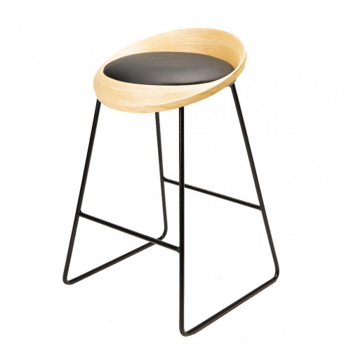 стул барный roe черный, ясень в Нижневартовске