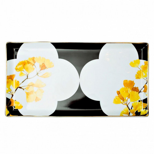 поднос с рисунком желтые цветы 32х17 см в Нижневартовске