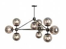 люстра modo 10 smoke glass черное основание, дымчатое стекло в Нижневартовске