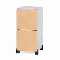 тумбочка прикроватная вертикальная бежевая mario в Нижневартовске