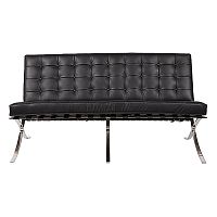 диван barcelona прямой черный в Нижневартовске