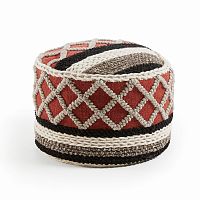 пуф gwenda разноцветный хлопок от la forma (ex julia grup) в Нижневартовске