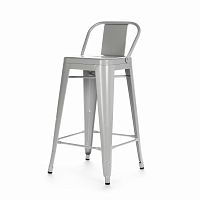 барный стул marais color со спинкой серый в Нижневартовске