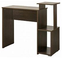 стол письменный санди 12.32, размер ш 100 х г 38,6 х в 85.6 см, цвет венге в Нижневартовске