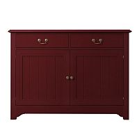 комод bordo с двумя ящиками красный в Нижневартовске