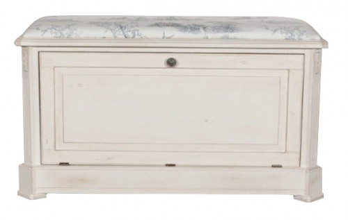 сундук-пуф mobilier de maison бело-серый в Нижневартовске