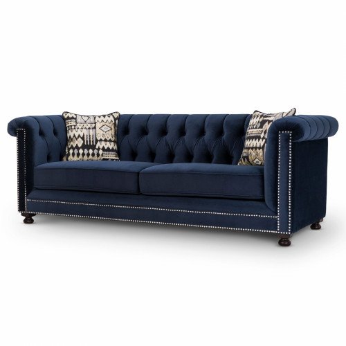 диван hickory прямой синий в Нижневартовске