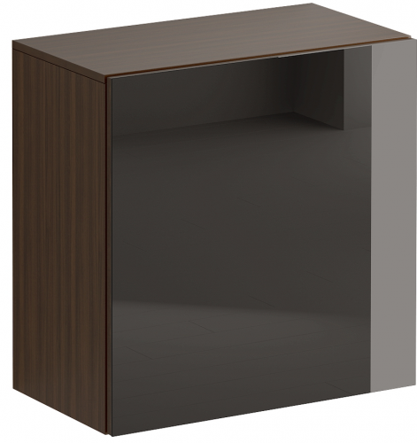 шкаф навесной gusto черный и венге в Нижневартовске