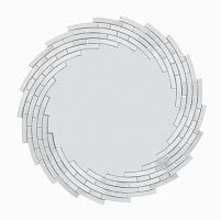 зеркало круглое с фацетом в витой стеклянной раме santena в Нижневартовске