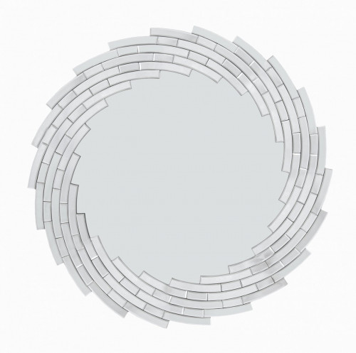 зеркало круглое с фацетом в витой стеклянной раме santena в Нижневартовске