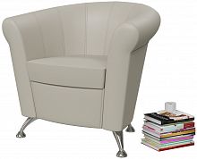 банкетка 6-5116 лагуна, бежевая искусственная кожа в Нижневартовске