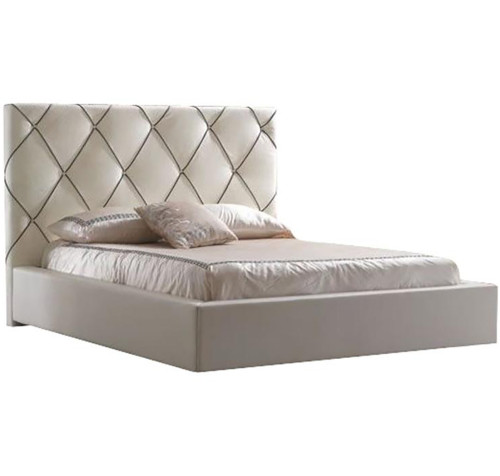 кровать двуспальная 160х200 бежевая kalibry в Нижневартовске