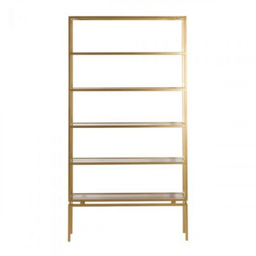 стеллаж с прозрачными полками золотистый в Нижневартовске