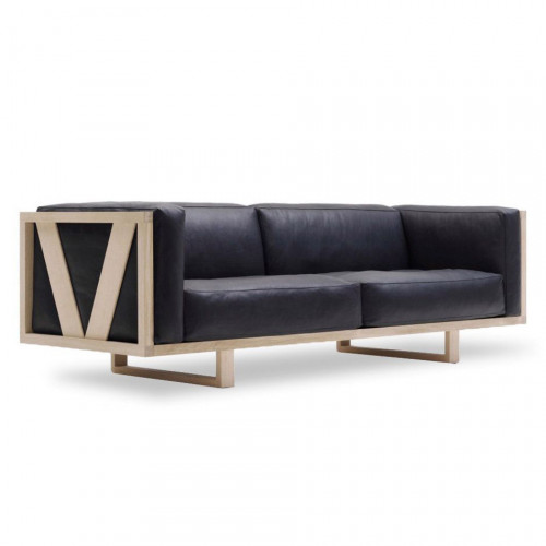 диван barred прямой черный в Нижневартовске