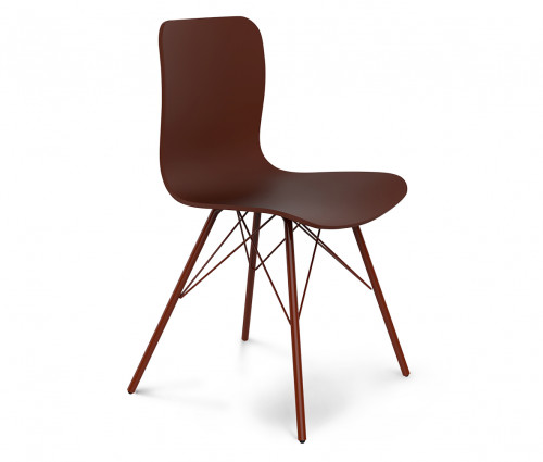 стул dsr коричневый s40 (eames style) в Нижневартовске