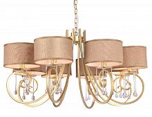 подвесная люстра crystal lux fontain sp8 коричневая в Нижневартовске