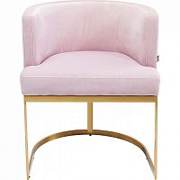 стул мягкий с подлокотниками rumba розовый в Нижневартовске