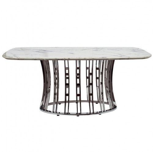 стол обеденный 180х100х76 см светло-серый в Нижневартовске