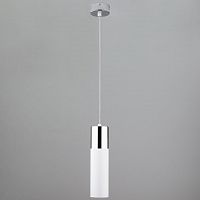 подвесной светильник eurosvet double topper 50135/1 led хром/белый в Нижневартовске