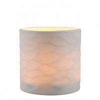 подсвечник белый стеклянный ручной работы fontana m от eichholtz, 20 см в Нижневартовске