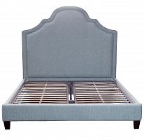 кровать двуспальная 160х200 бирюзовая из велюра guss в Нижневартовске