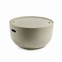журнальный столик rhette cc0506rf03 из цемента от la forma (ex julia grup). с емкостью для хранения. в Нижневартовске